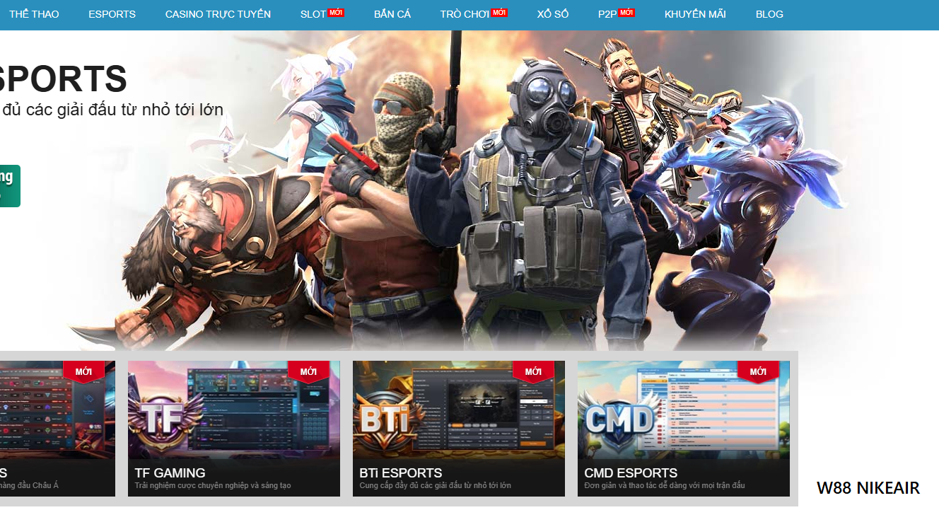 Sảnh Esports w88 Sảnh Esports w88
